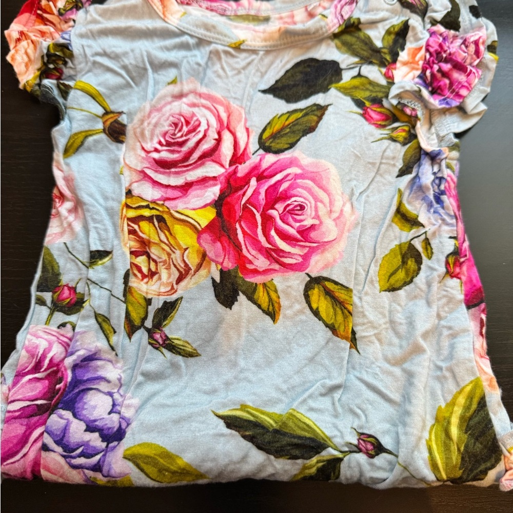 Posh Peanut - Country Rose Romper